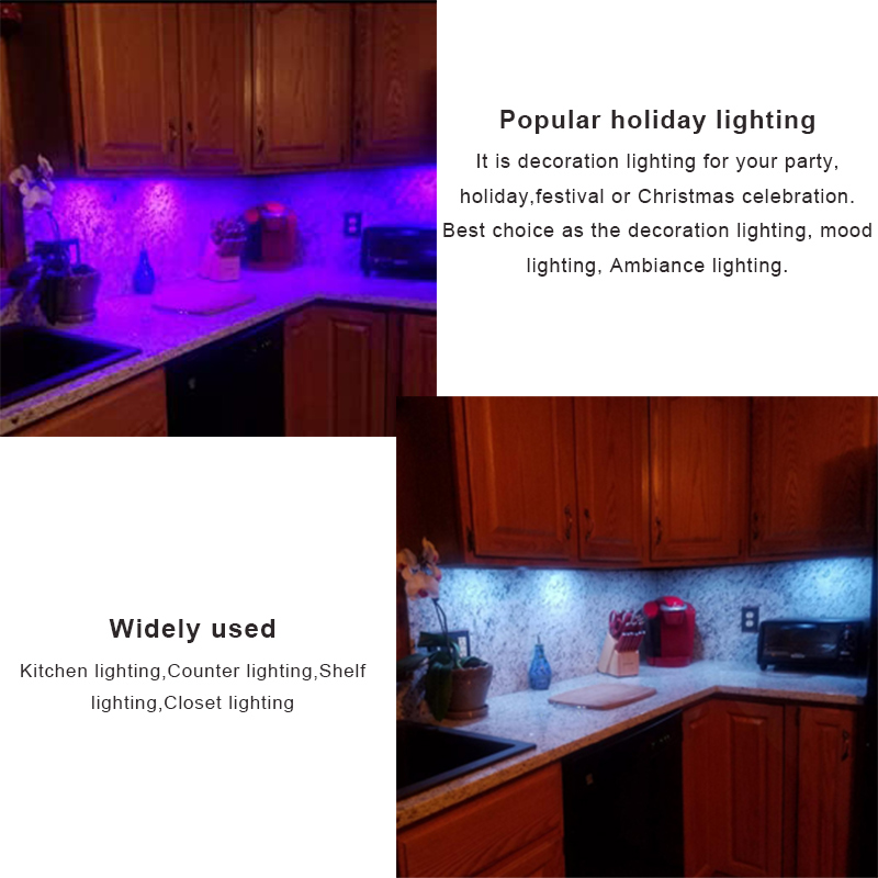 DC5-24V 2W/PCS 6PCS RGB Color Changing LED Under Cabinet Puck Lights Kit, With RF Remote Control DC5-24V 2W/PCS 6PCS RGB Color Changing LED Under Cabinet Puck Lights Kit, With RF Remote Control